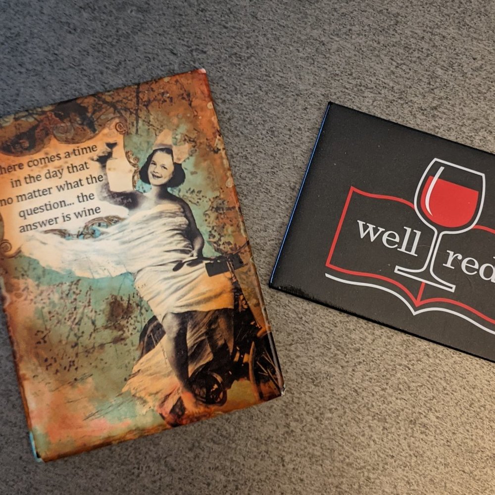 Pair of Wine Lover Magnets